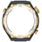 For Huawei Watch GT 5 46mm Case Hollow Design Hard PC Protective Cover Scratch Resistant - Black / Gold - 6