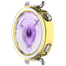 For Huawei Watch GT 6 41mm / 5 41mm Half Coverage Hollow-Out Protective Frame PC Watch Case - Gold / White - 2