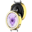 For Huawei Watch GT 6 41mm / 5 41mm Half Coverage Hollow-Out Protective Frame PC Watch Case - Gold / White - 3