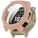 For Huami Amazfit T-Rex 3 Pro 44mm Hard PC Watch Case with Tempered Glass Screen Film - Pink - 1