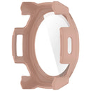 For Huami Amazfit T-Rex 3 Pro 44mm Hard PC Watch Case with Tempered Glass Screen Film - Pink - 5