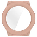 For Huami Amazfit T-Rex 3 Pro 44mm Hard PC Watch Case with Tempered Glass Screen Film - Pink - 6