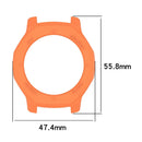 For Huami Amazfit T-Rex 3 Pro 44mm Watch Case Semi-Enclosed Armor TPU Shockproof Protective Cover - Orange - 6