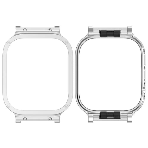 For Xiaomi Redmi Watch 6 Metal Watch Case Lightweight Smart Watch Protector (20MM Inner Diameter) - Silver - 1
