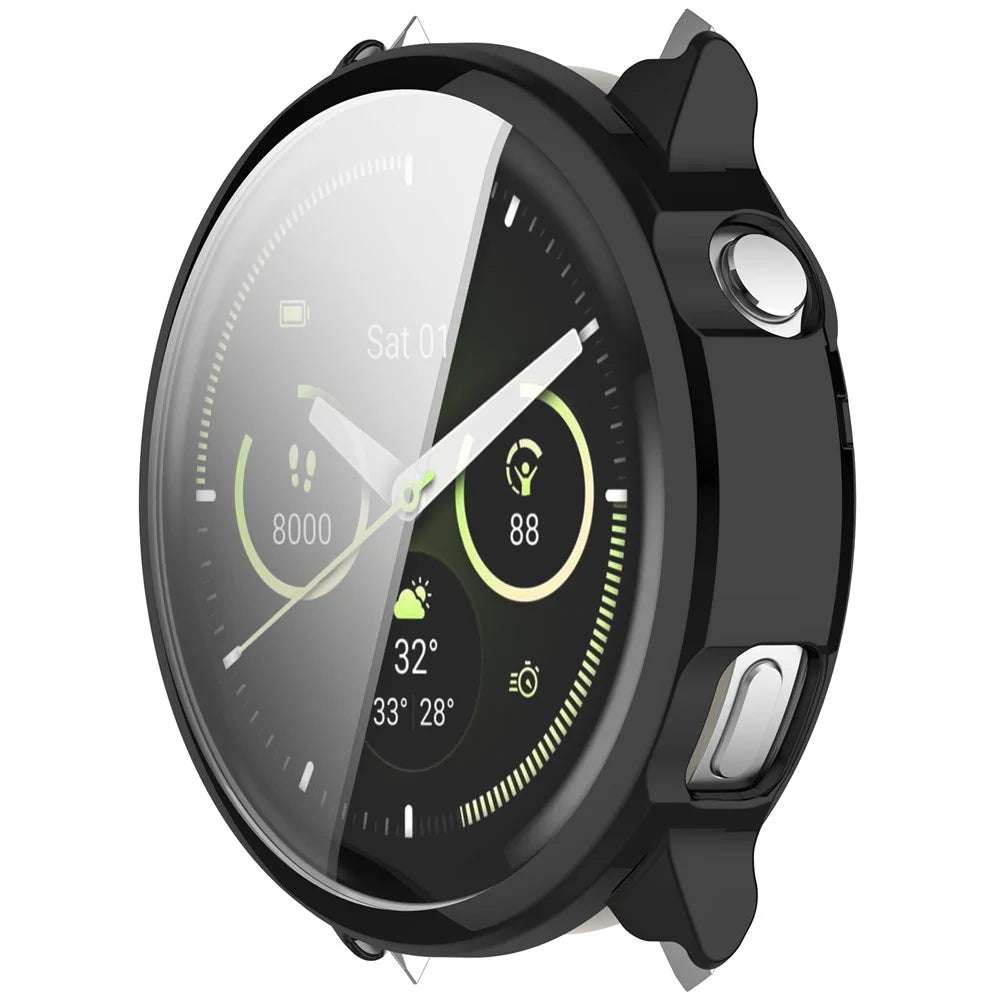 For Garmin Venu 4 41mm TPU Watch Case Full Coverage Protective Cover - Black - 2