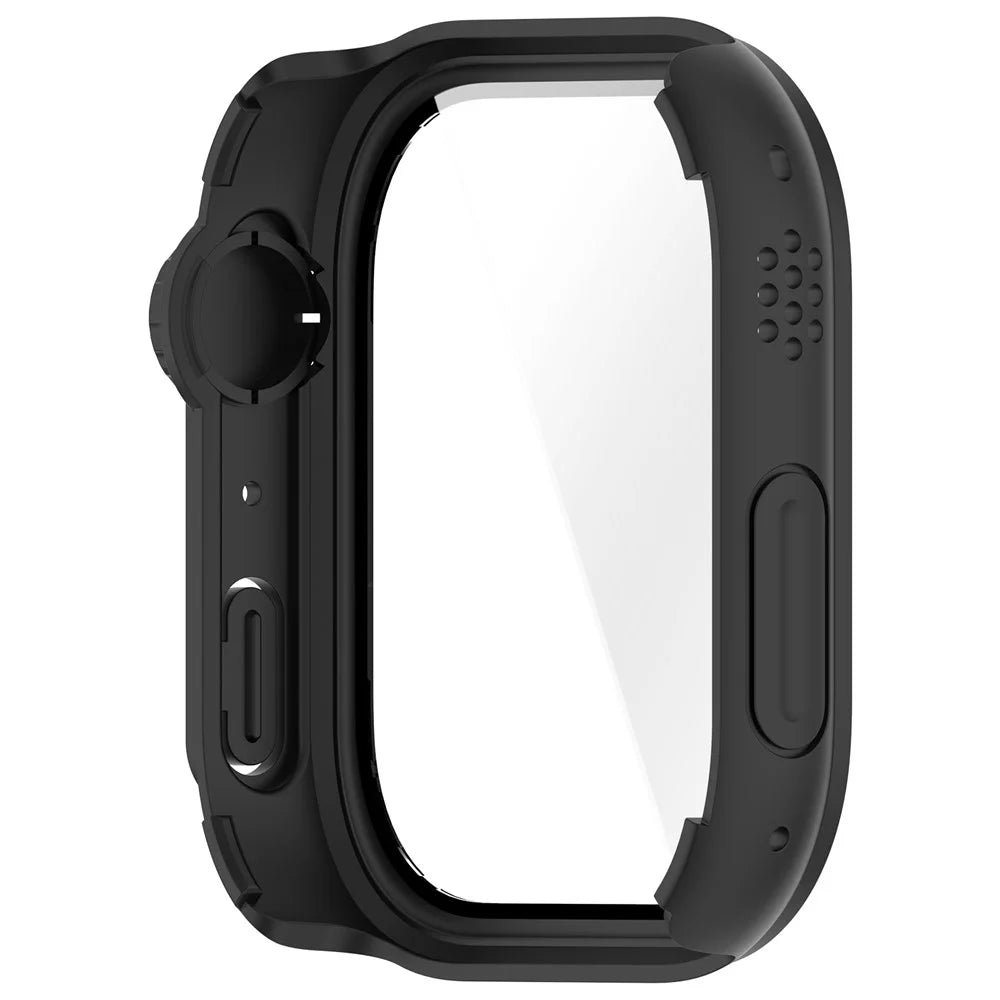 For Xiaomi Redmi Watch 6 Integrated Watch Case Transfer to Ultra Hard PC Full Covering Watch Protector - Black - 3