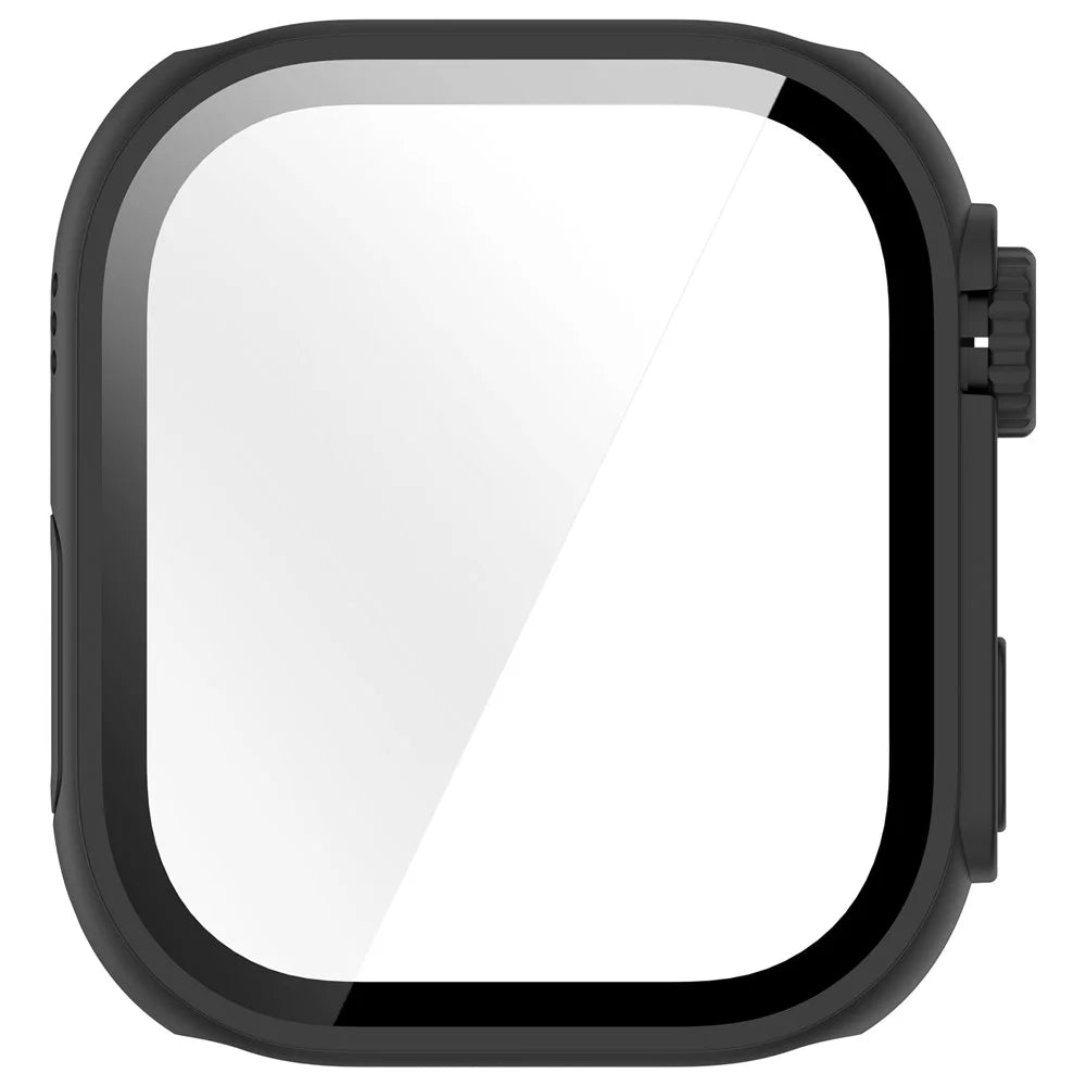 For Xiaomi Redmi Watch 6 Integrated Watch Case Transfer to Ultra Hard PC Full Covering Watch Protector - Black - 4