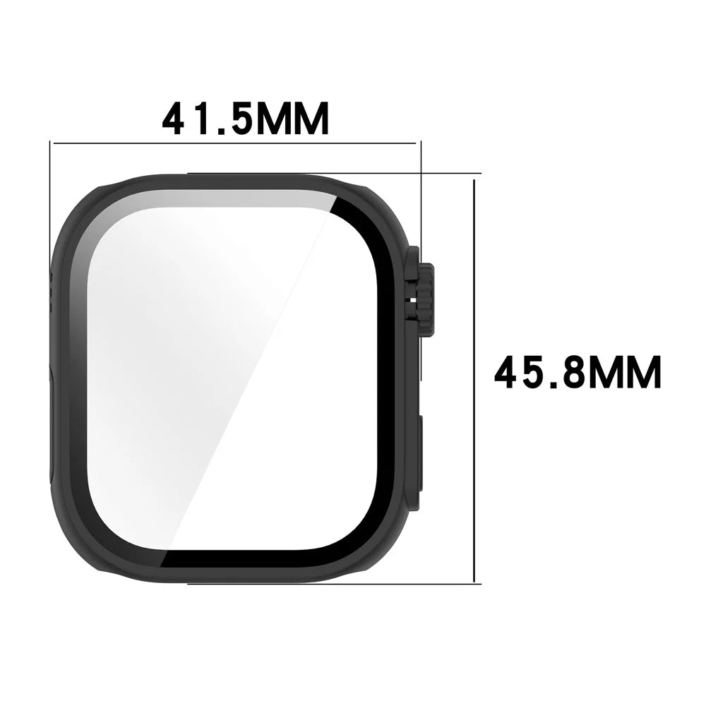 For Xiaomi Redmi Watch 6 Integrated Watch Case Transfer to Ultra Hard PC Full Covering Watch Protector - Black - 7