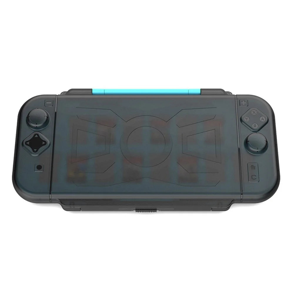 DOBE FOMIS ELECTRONICS TNS-51112 For Nintendo Switch 2 Carrying Case Game Console Hard Shell Protective Cover with 14 Game Card Slots - Blue - 1