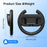 EASYSMX A01 For Nintendo Switch 2  /  Switch Left and Right Joy-Con Controller Holder Racing Steering Wheel Grip Handle - 7