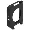 For Garmin Venu X1 Watch Case Soft Silicone Hollow Watch Frame Cover - Black - 3