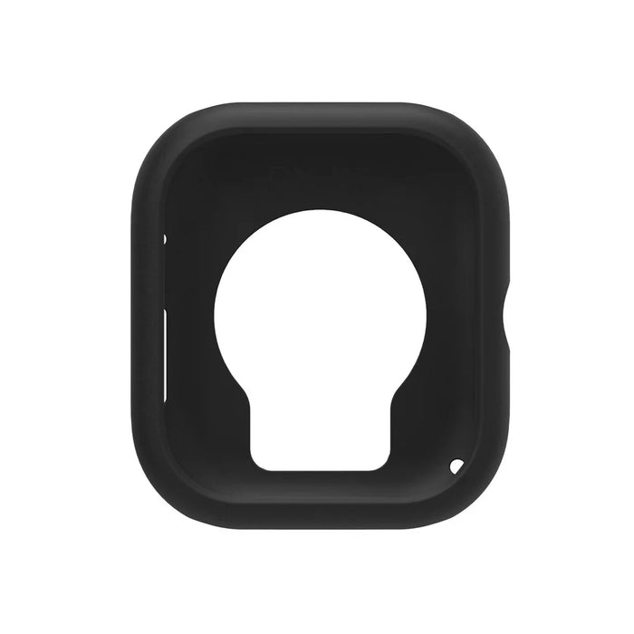 For Honor Watch X5 Watch Case Soft Silicone Hollow Watch Frame Cover - Black - 3