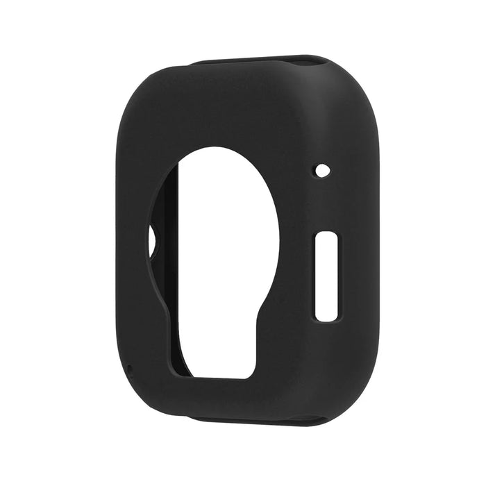 For Honor Watch X5 Watch Case Soft Silicone Hollow Watch Frame Cover - Black - 5