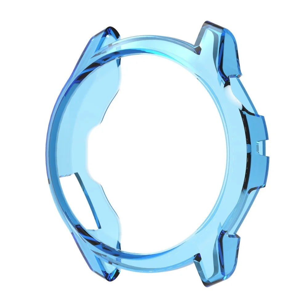 For Coros Pace 4 Protective Watch Case Soft TPU Hollow Out Cover - Transparent Blue - 1