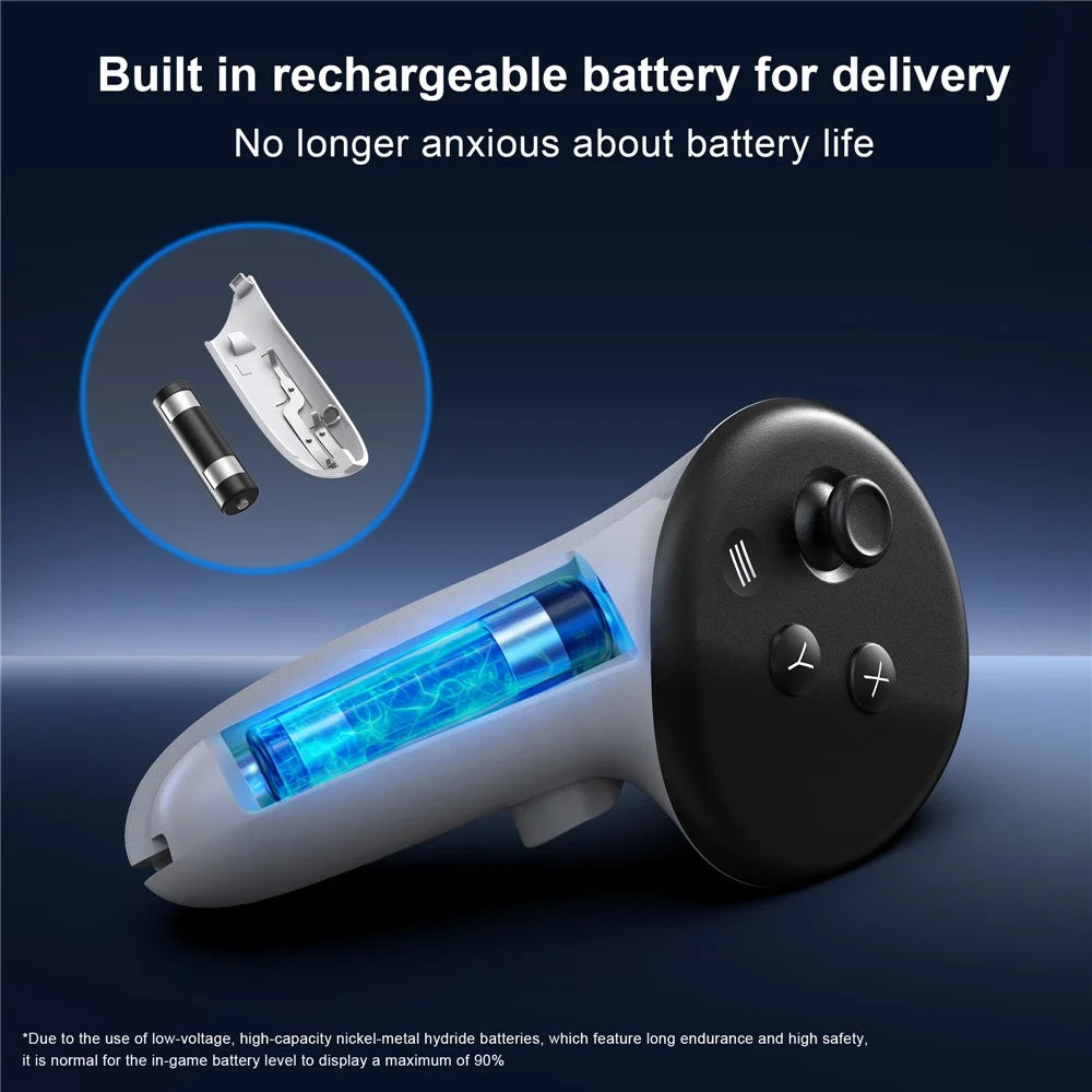 STARTRC GAMES For Meta Quest 3 / 3S Charging Dock Station with Dual Batteries, RGB Ambient Light, VR Headset Storage Holder - 7