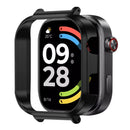 For Xiaomi Redmi Watch 6 Watch Case Hollow PC Watch Protective Cover - Black - 1