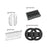 DOBE FOMIS ELECTRONICS TNS-51108 17 in 1 Accessory Kit for Nintendo Switch 2 Carrying Case Steering Wheel Grip Screen Protector Joy-Stick Caps - 4