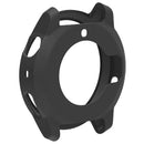 For Coros Pace 4 Watch Case Soft Silicone Hollow Watch Frame Cover - Black - 2
