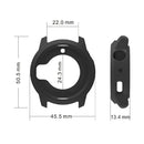For Coros Pace 4 Watch Case Soft Silicone Hollow Watch Frame Cover - Black - 4
