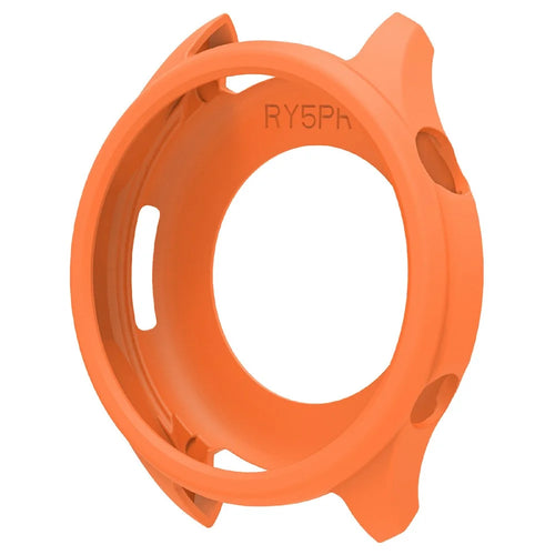 For Honor Watch 5 Pro Watch Case Soft Silicone Hollow Watch Frame Cover - Orange - 1