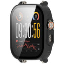 For Realme Watch 5 Hard PC Watch Case with Tempered Glass Screen Film - Black - 2