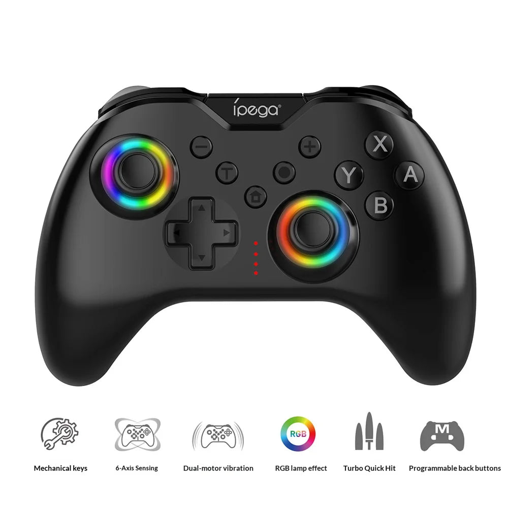 IPEGA PG-SW123 For Nintendo Switch 2 Wireless Controller RGB Lighting Turbo Function Six-Axis Gyro Dual Vibration - PG/SW123A - 2
