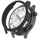 For Xiaomi Watch 5 Case Half Coverage Hollow-Out PC Protective Watch Frame - Matte Black - 1