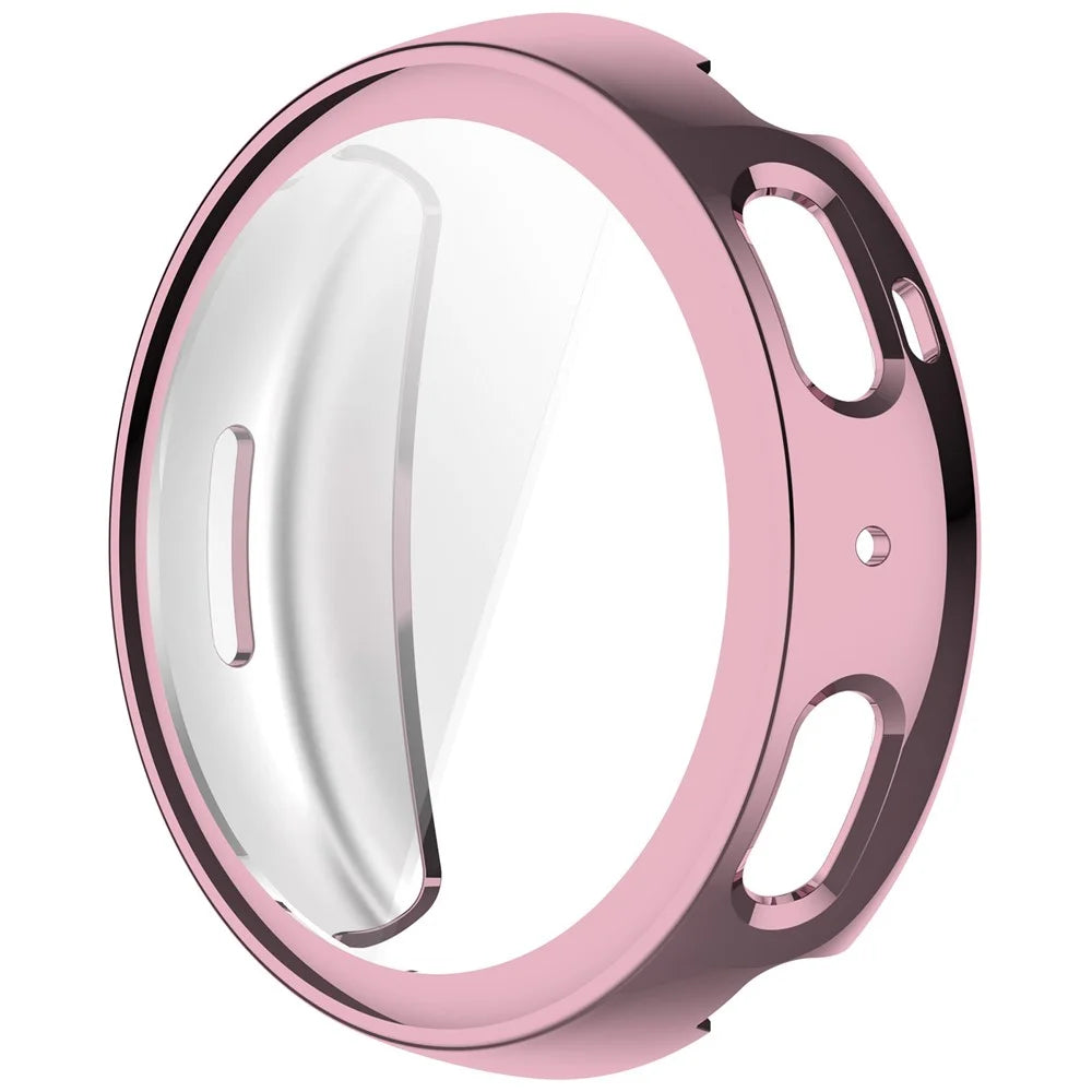For Huami Amazfit Active Max Full Coverage TPU Watch Cover Electroplated Protective Case - Pink - 2