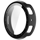For Huami Amazfit Active Max Protective Case with Scale PC Tempered Glass Watch Cover - Black - 3