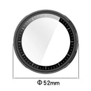 For Huami Amazfit Active Max Protective Case with Scale PC Tempered Glass Watch Cover - Black - 4