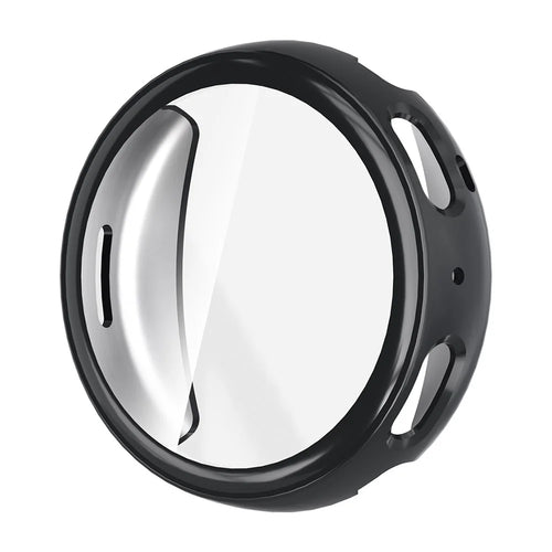 For Huami Amazfit Active Max Case Full Coverage Electroplated TPU Watch Protective Cover - Black - 1