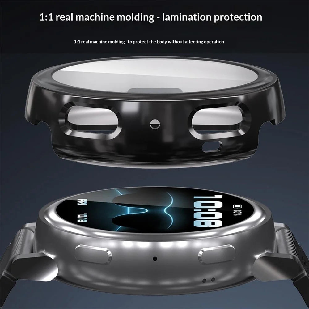 For Huami Amazfit Active Max Case Full Coverage Electroplated TPU Watch Protective Cover - Black - 2