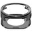 For Samsung Galaxy Watch8 44mm Metal Frame PC Protective Case Zinc Alloy Shell Cover with Scale Markings - Black  /  White - 5