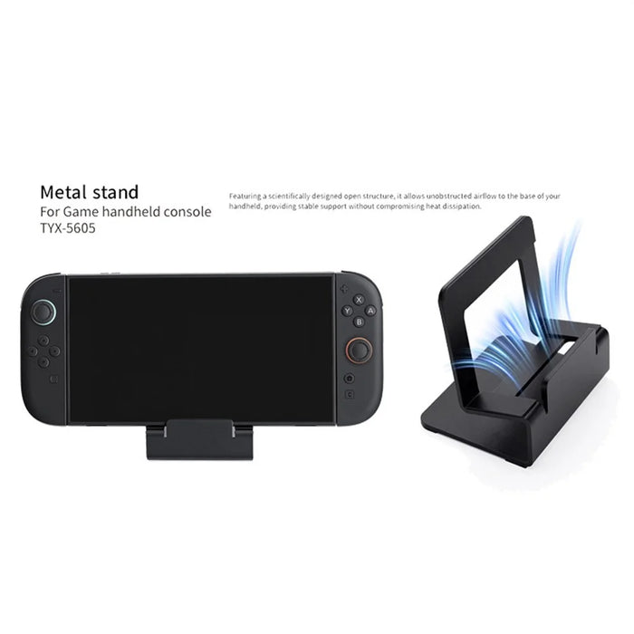 DOBE FOMIS ELECTRONICS TYX-5605 Gaming Handheld Stand Universal Desktop Stand For Asus ROG Ally  /  Nintendo Switch  /  Switch 2 - Black - 6