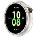 For Honor Watch GS 5 Protective Case Hollow Design Hard PC Rhinestone Decor Cover - Matte Starlight - 2