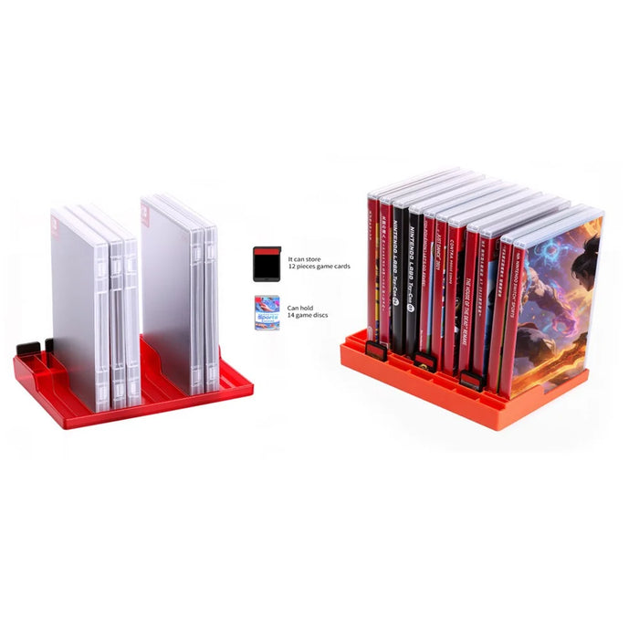 DOBE FOMIS ELECTRONICS TNS-51122 Game Card Storage Tray for Nintendo Switch 2 / Switch / OLED Game Disc Holder Stand - Blue - 3