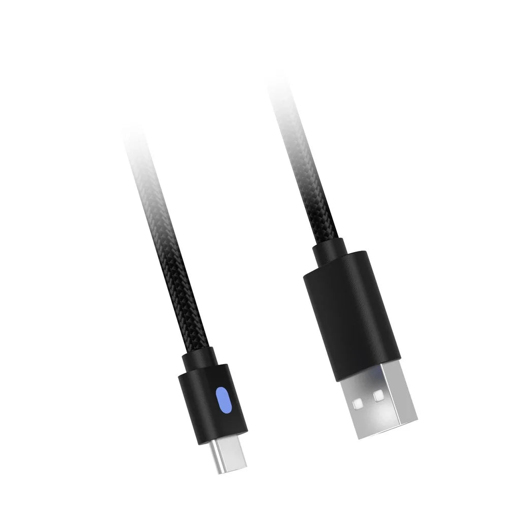 DOBE FOMIS ELECTRONICS TY-0803B 3m Gaming Controller Charging Cable for Sony PlayStation 5 / Nintendo Switch / Xbox Series USB-A to USB-C Data Cord - Black - 7