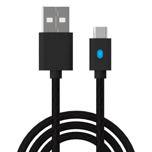 DOBE FOMIS ELECTRONICS TY-0803D 0.8m USB-A to USB-C Gaming Controller Charging Cable for Sony PlayStation 5 / Nintendo Switch / Xbox Series (without Data Sync Function) - Black - 1