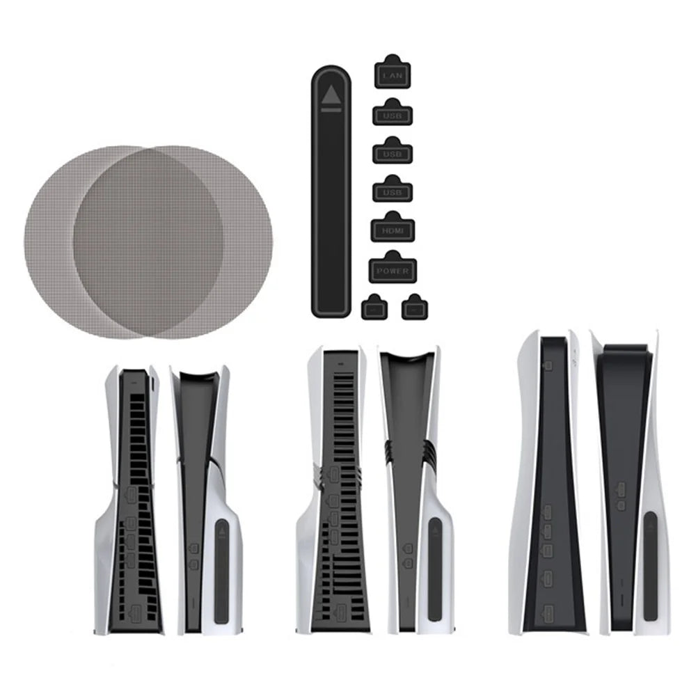 DOBE FOMIS ELECTRONICS TP5-5519 Fan Filter with Dust Plug Kit for Sony PlayStation 5 / Slim / Pro Console - 2
