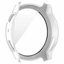 For Coros Pace 4 Watch Case PC Cover with Tempered Glass Screen Protector - White - 2