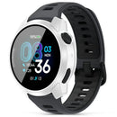 For Coros Pace 4 Watch Case PC Cover with Tempered Glass Screen Protector - White - 4