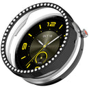 For Honor Watch GS 5 Watch Case Rhinestone Decor Hard PC Frame Protective Cover - Black - 1