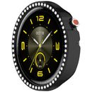 For Honor Watch GS 5 Watch Case Rhinestone Decor Hard PC Frame Protective Cover - Black - 2