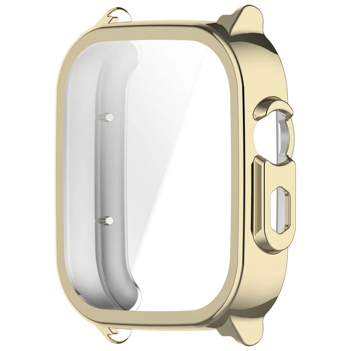 For Realme Watch 5 Full Coverage TPU Watch Cover Electroplated Protective Case - Light Gold - 2