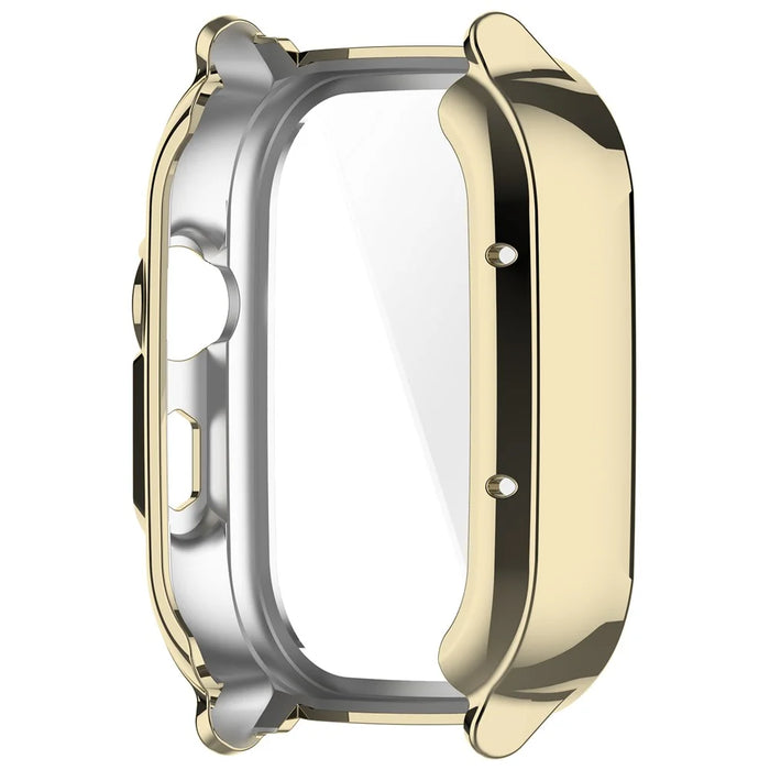 For Realme Watch 5 Full Coverage TPU Watch Cover Electroplated Protective Case - Light Gold - 3