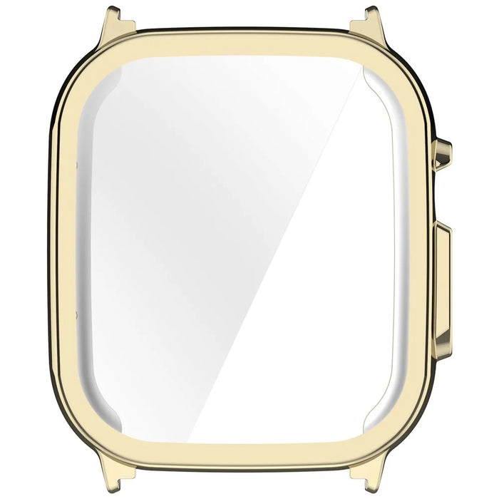 For Realme Watch 5 Full Coverage TPU Watch Cover Electroplated Protective Case - Light Gold - 4