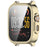 For Realme Watch 5 Full Coverage TPU Watch Cover Electroplated Protective Case - Light Gold - 5