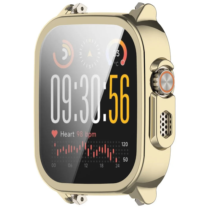 For Realme Watch 5 Full Coverage TPU Watch Cover Electroplated Protective Case - Light Gold - 5