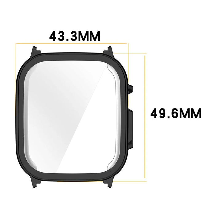 For Realme Watch 5 Full Coverage TPU Watch Cover Electroplated Protective Case - Light Gold - 7