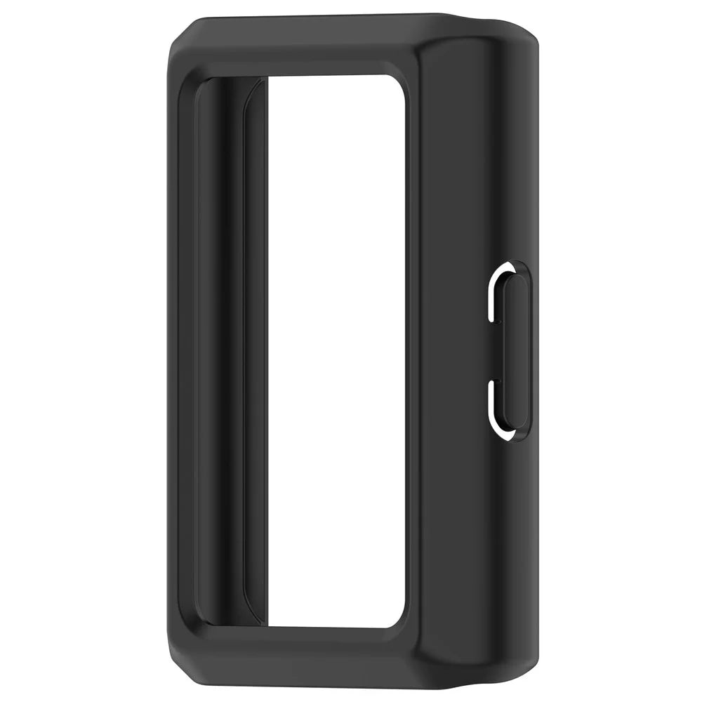 For Huawei Band 11 Pro Case Half-Wrapped Hollow Hard PC Watch Cover - Black - 4